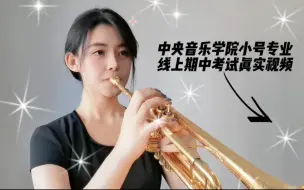 下载视频: 【Faye】中央音乐学院小号专业线上期中考试视频