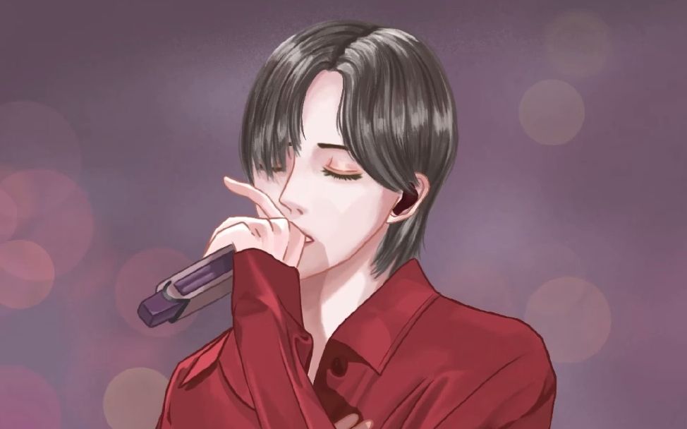 【procreate】陆柯燃 |"有些许无奈,然痛并快乐的爱"