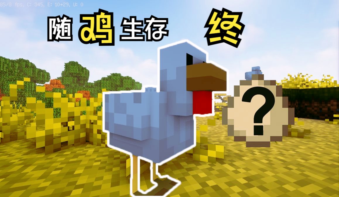 我的世界里小鸡下出的居然不是 蛋?