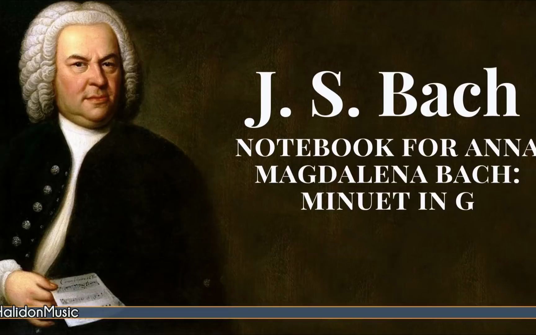 [图]Bach - Minuet in G Major (Notebook for Anna Magdalena Bach)