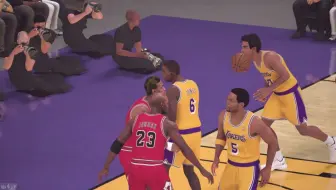 NBA2K21&98芝加哥公牛队VS98洛杉矶湖人队公牛铁三角VS稚嫩OK组合