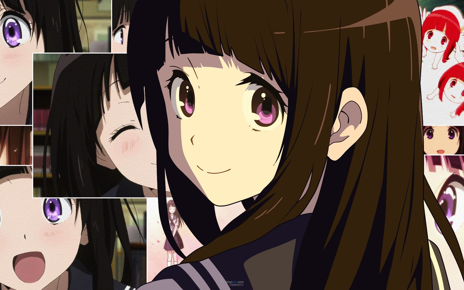 冰菓千反田拥有紫晶一样的眼睛呢