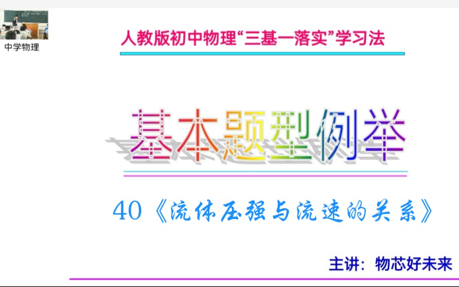 [图]40《流体压强与流速的关系》基本题型