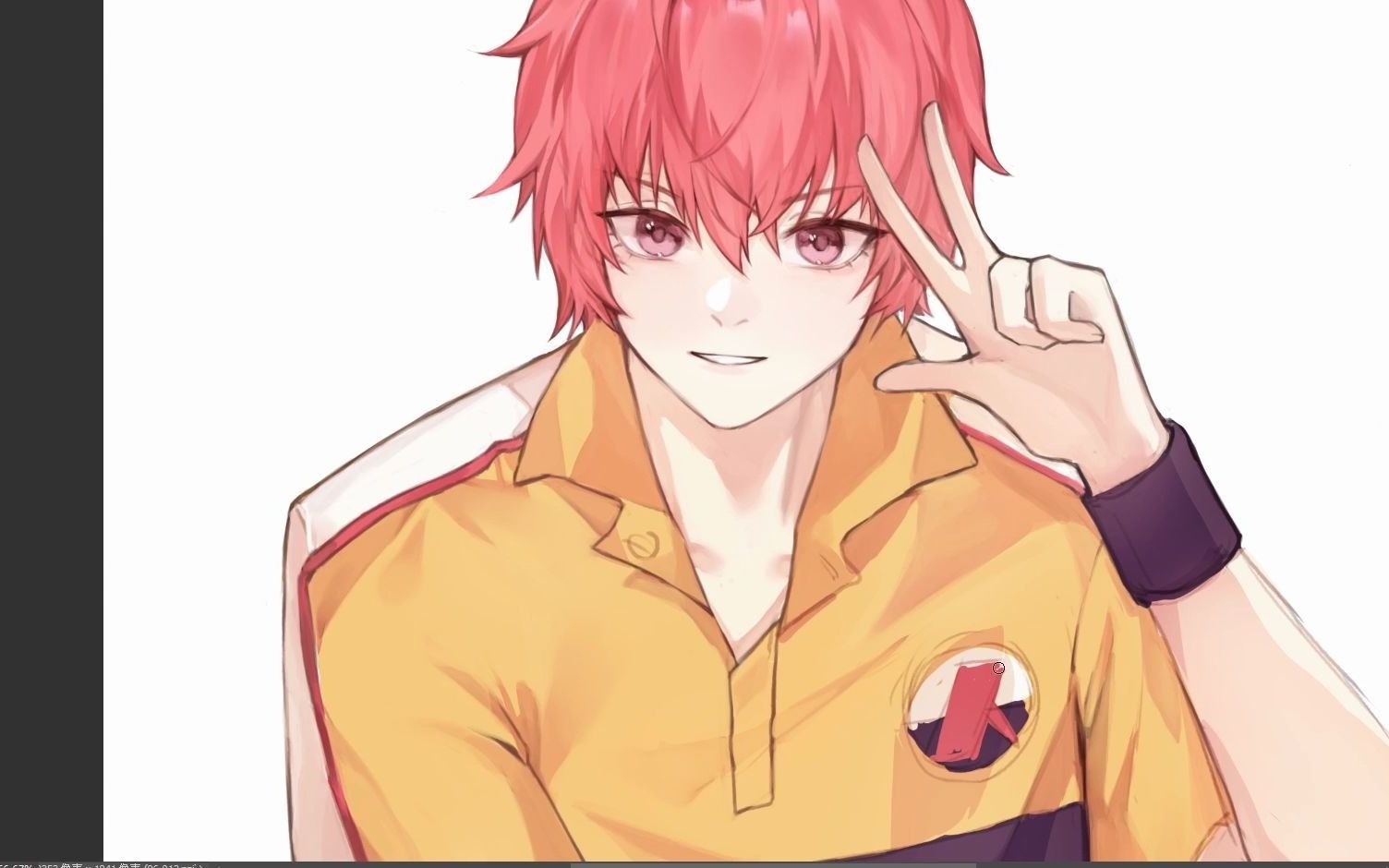 【板绘】摸鱼过程,啊啊啊丸井文太