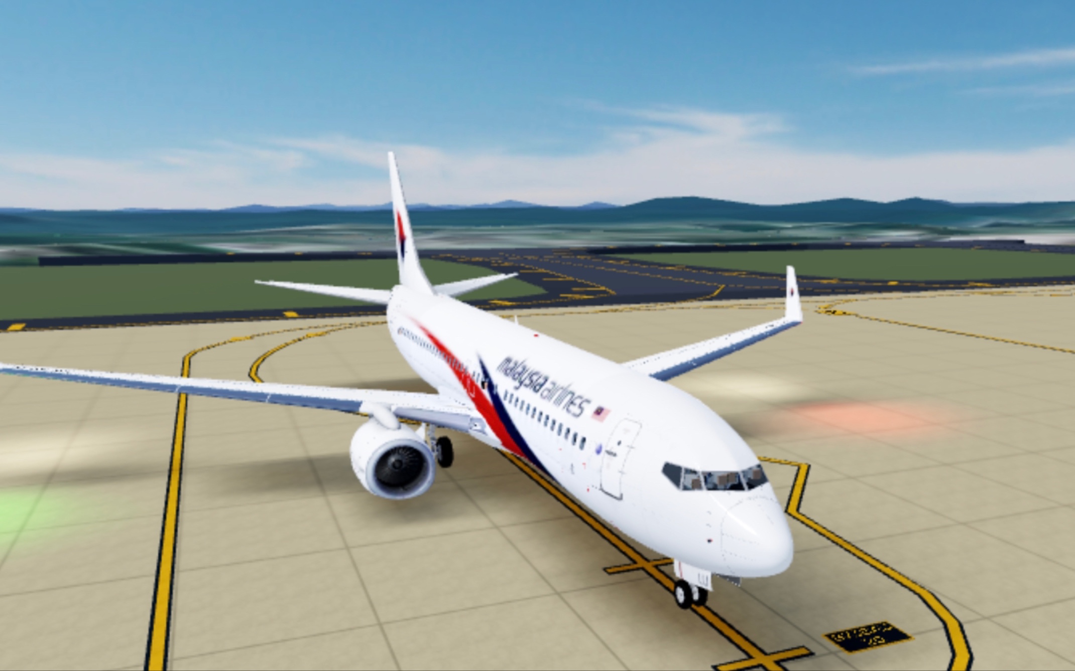 【roblox】王朝马航联合航班b737—800飞行体验