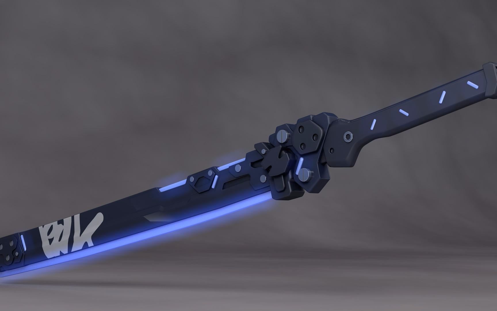 3dmax崩坏三重磁暴斩建模教学