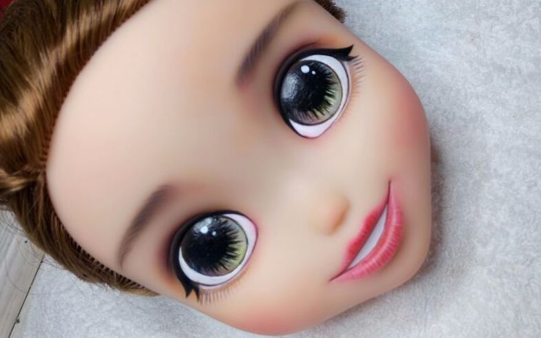 【手工画眼改妆】沙龙娃娃公主——萝卜露子_哔哩哔哩 (゜-゜)つロ