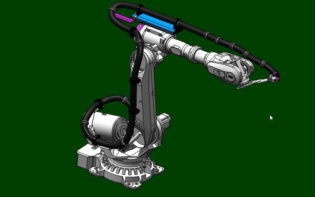 璟胜自动化 机器人管线包 直线滑轨弹管线包 abb irb6700 1-6轴 29/36