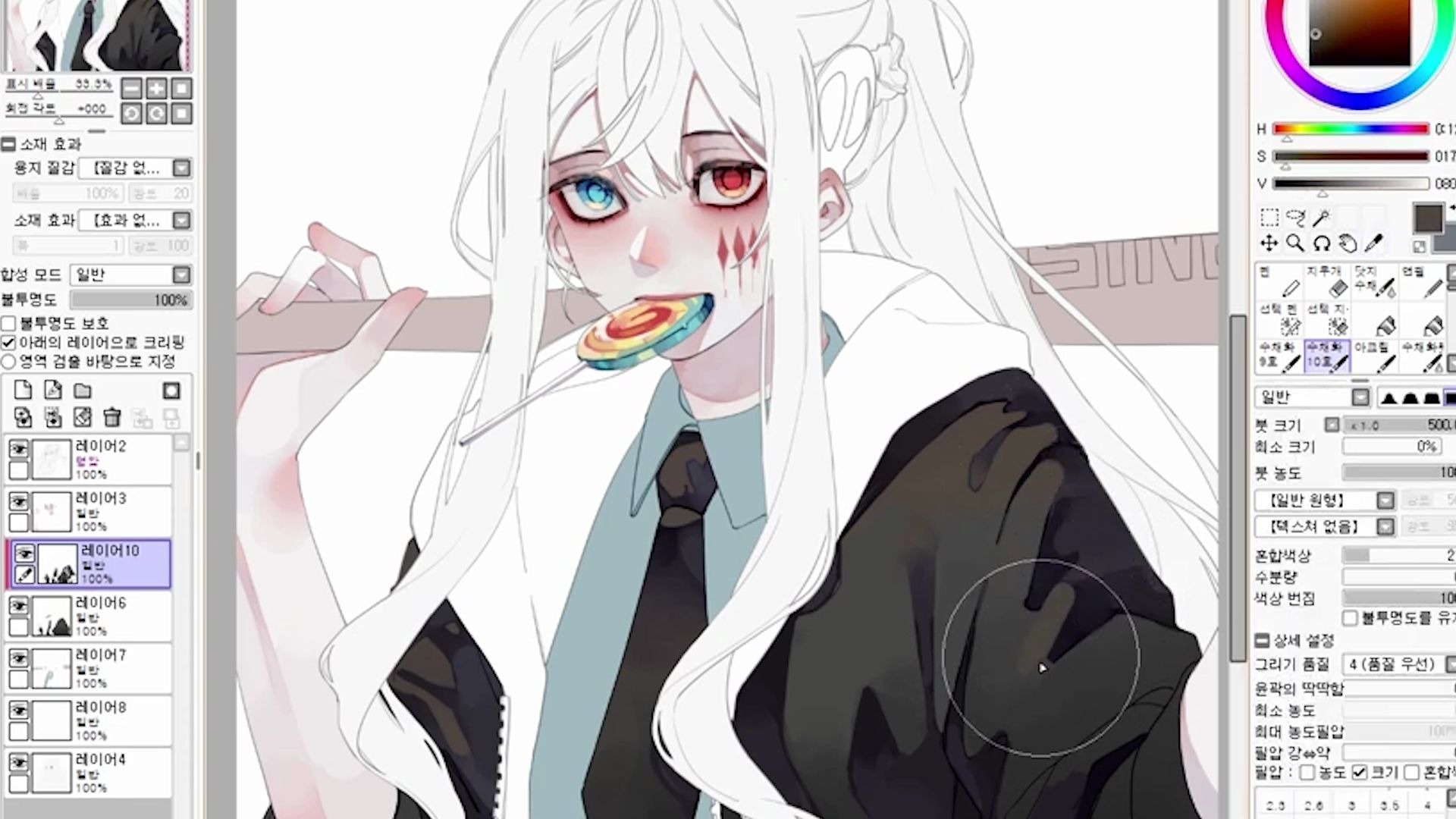 板绘画风细腻干净的板绘有什么秘诀评论后台私1领取萌新板绘资料哦