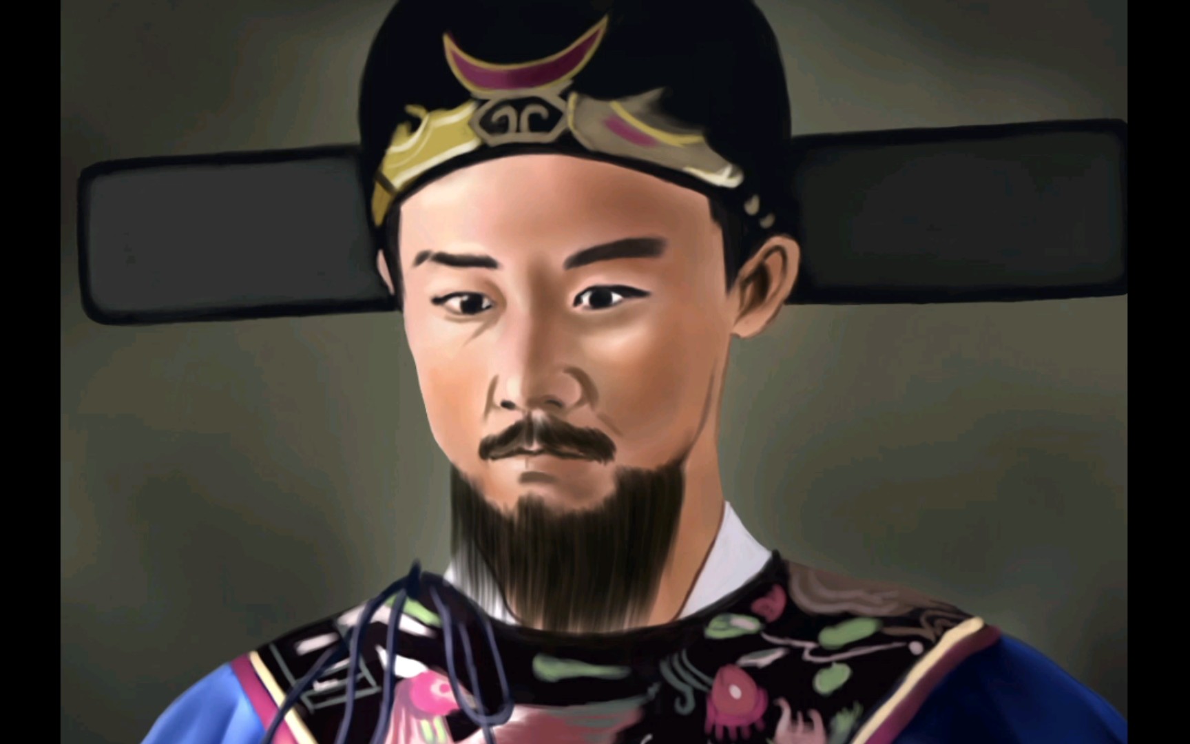 【板绘】大明王朝 海瑞 影响几百年的人物 明朝人物头像 ps厚涂