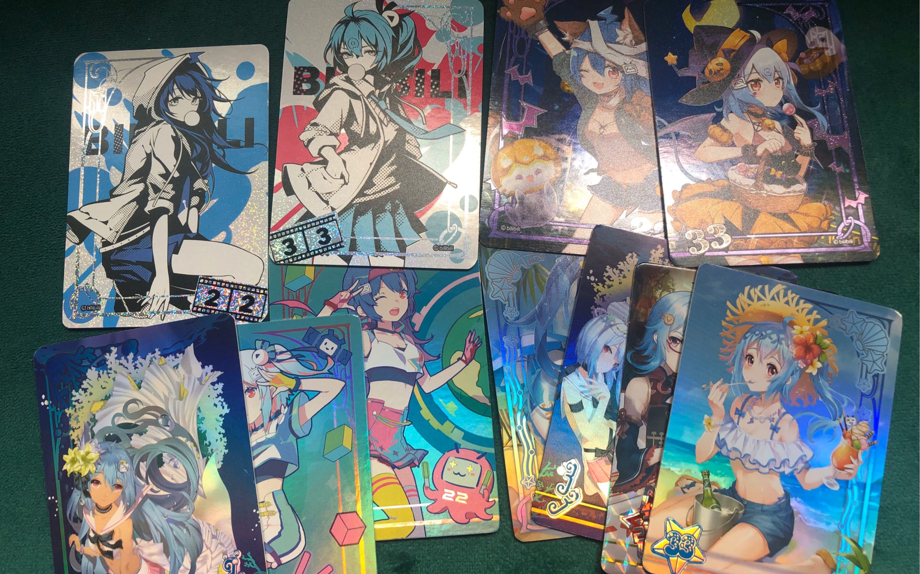 【2233娘星光集系列闪卡开包收集】_哔哩哔哩_bilibili