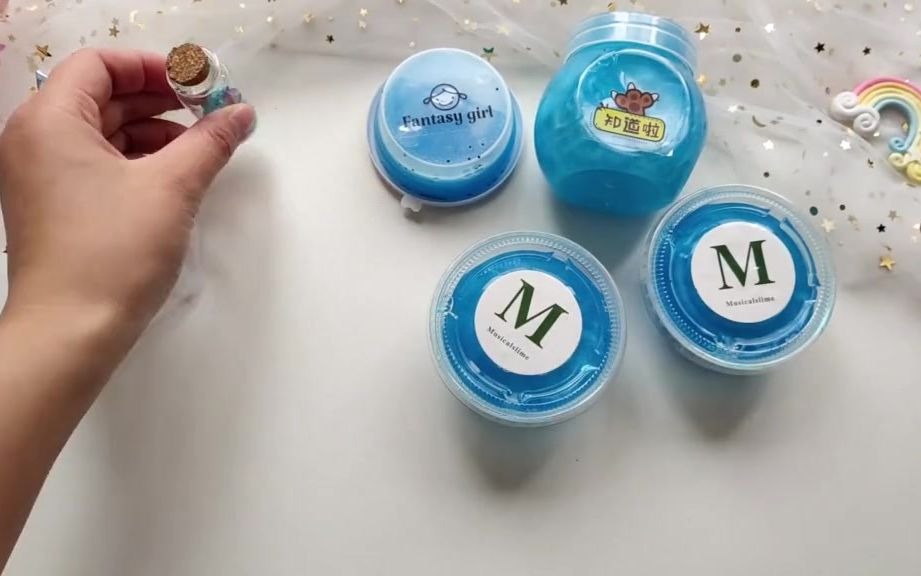 m家泥还有礼盒装?4盒泥配上许愿瓶美翻了,越玩越开心无硼砂