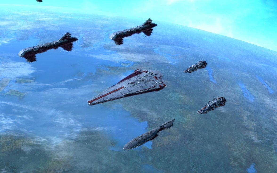 这款游戏展示了《星球大战》舰队战该有的样子
