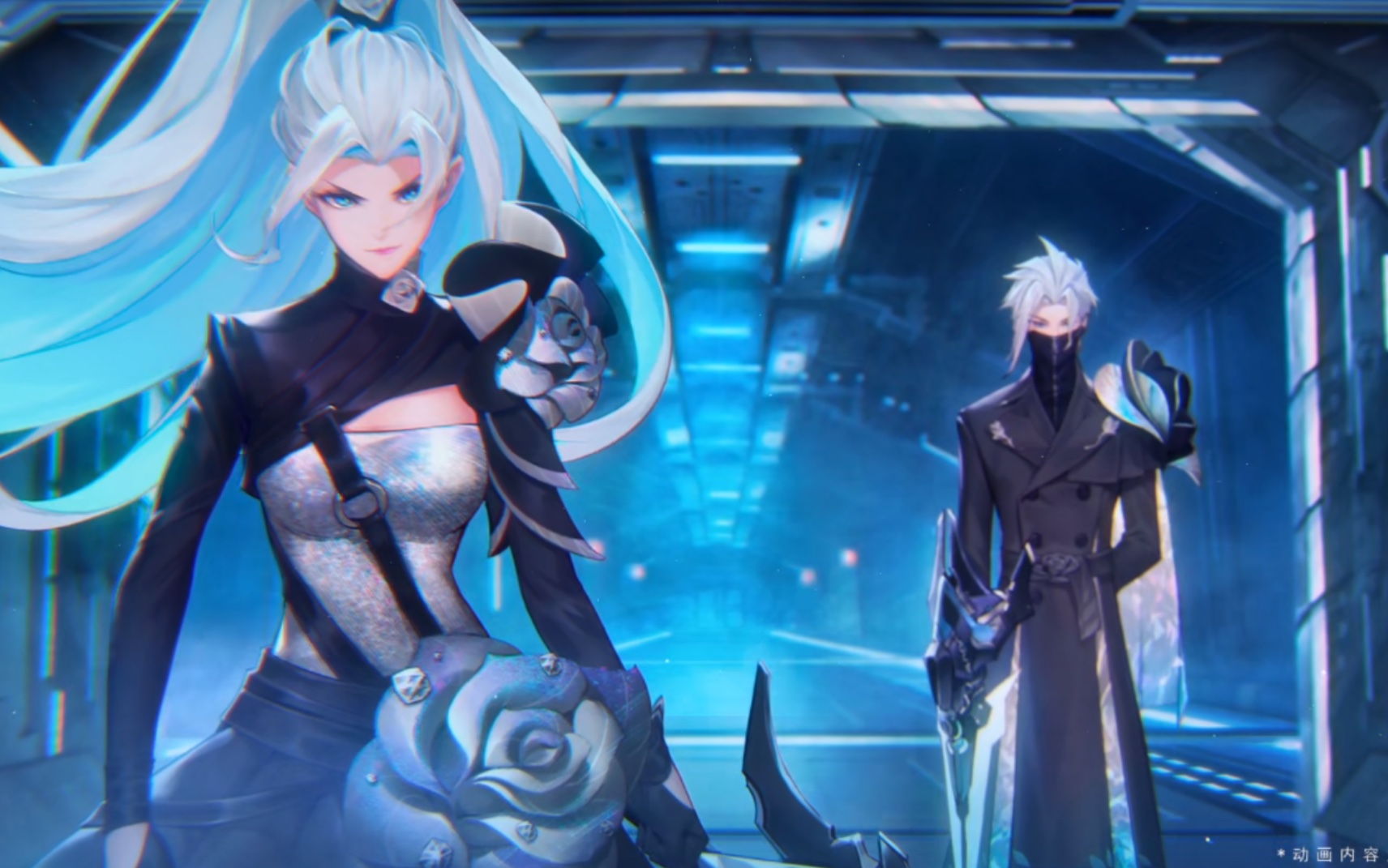 【二合一】花木兰 兰陵王情人节限定皮肤!kdl_哔哩哔哩_bilibili