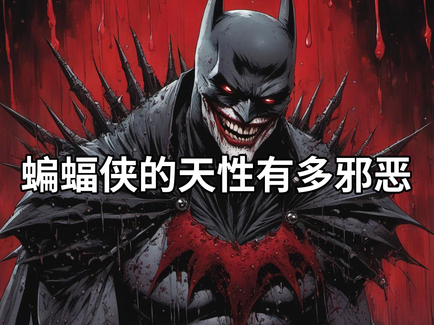其实蝙蝠侠才是哥谭最邪恶的反派,是他在犯罪巷残害了韦恩夫妇-神经局局长-神经局局长-哔哩哔哩视频