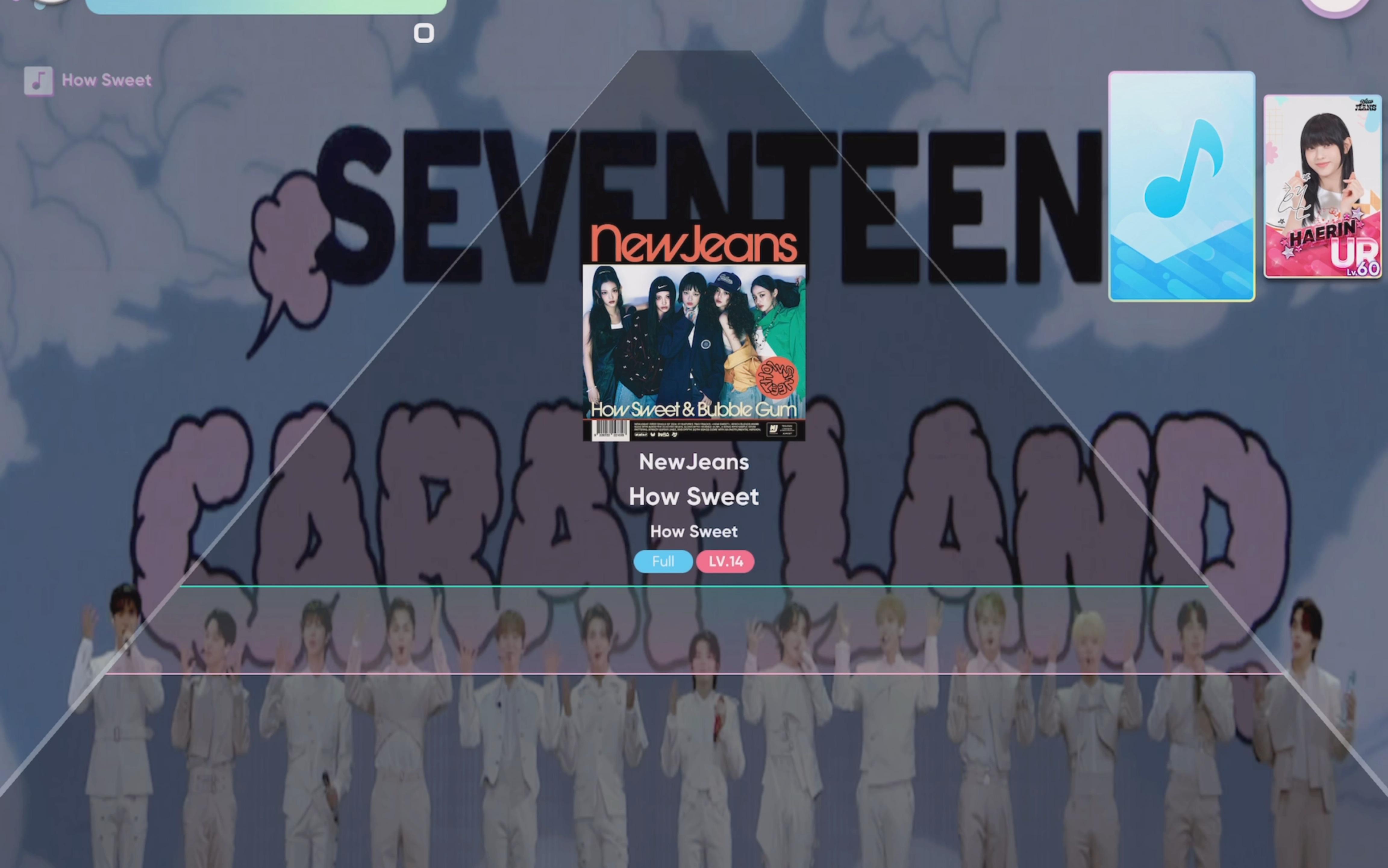 「rhythm hive」7/11更新歌曲 newjeans how sweet 極度困難 lv.