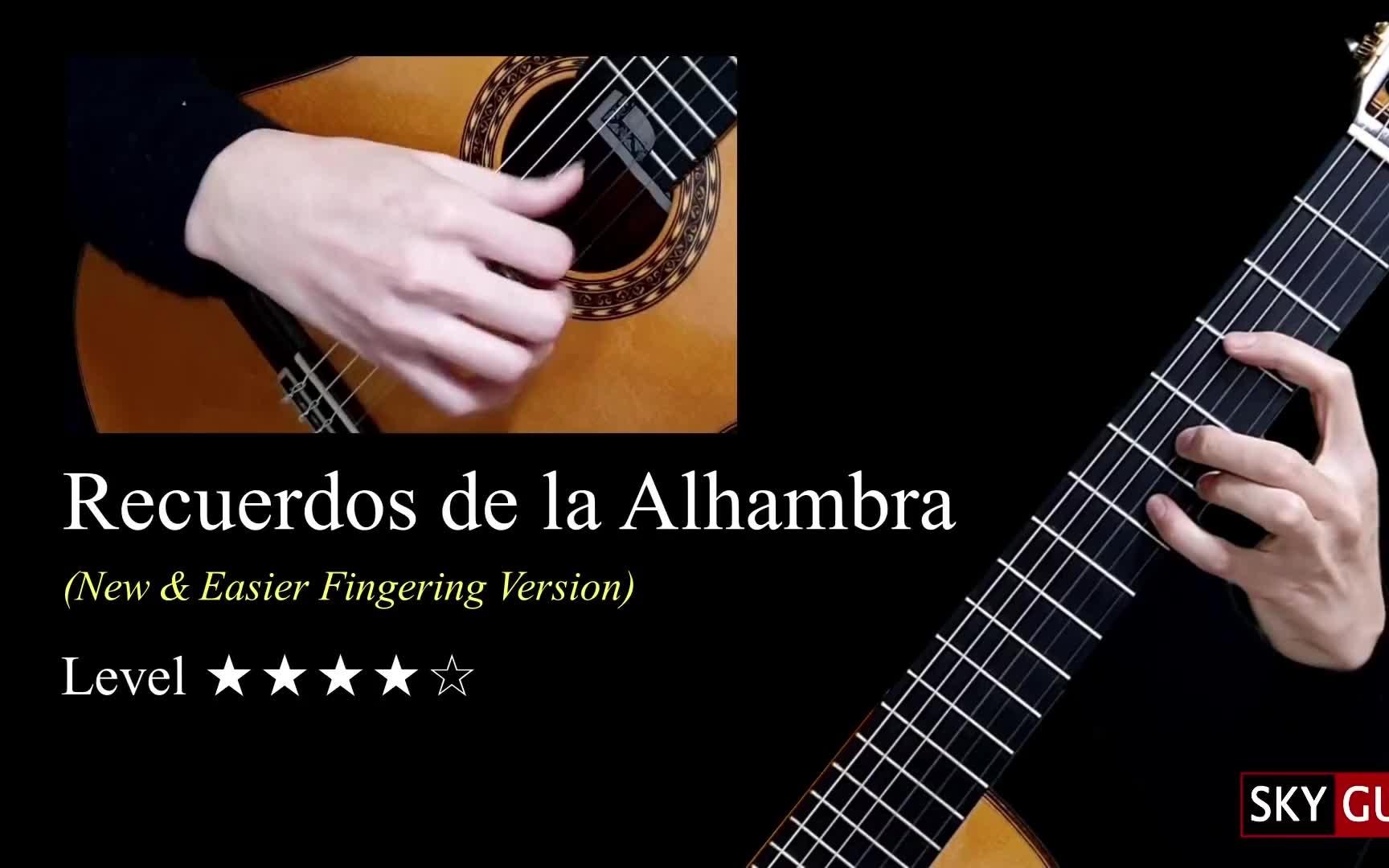 阿尔罕布拉宫的回忆吉他谱 -弗朗西斯科·塔雷加 a小调古典 独奏/solo谱 -吉他谱中国