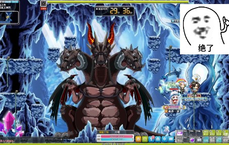 【冒险岛】大佬带我黑龙升级 嘎嘎快