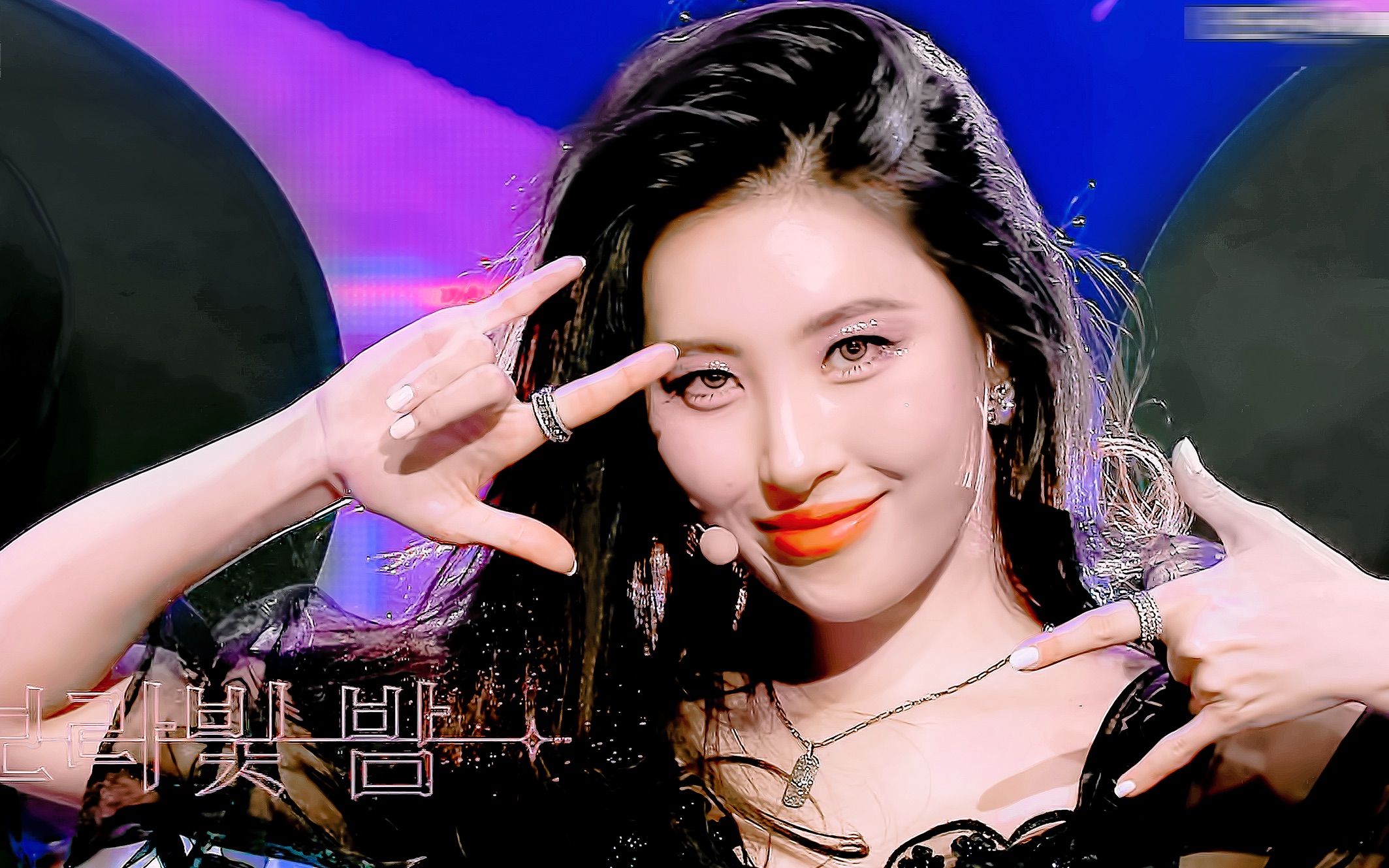 4k超高清宣美紫光夜0710打歌舞台公开