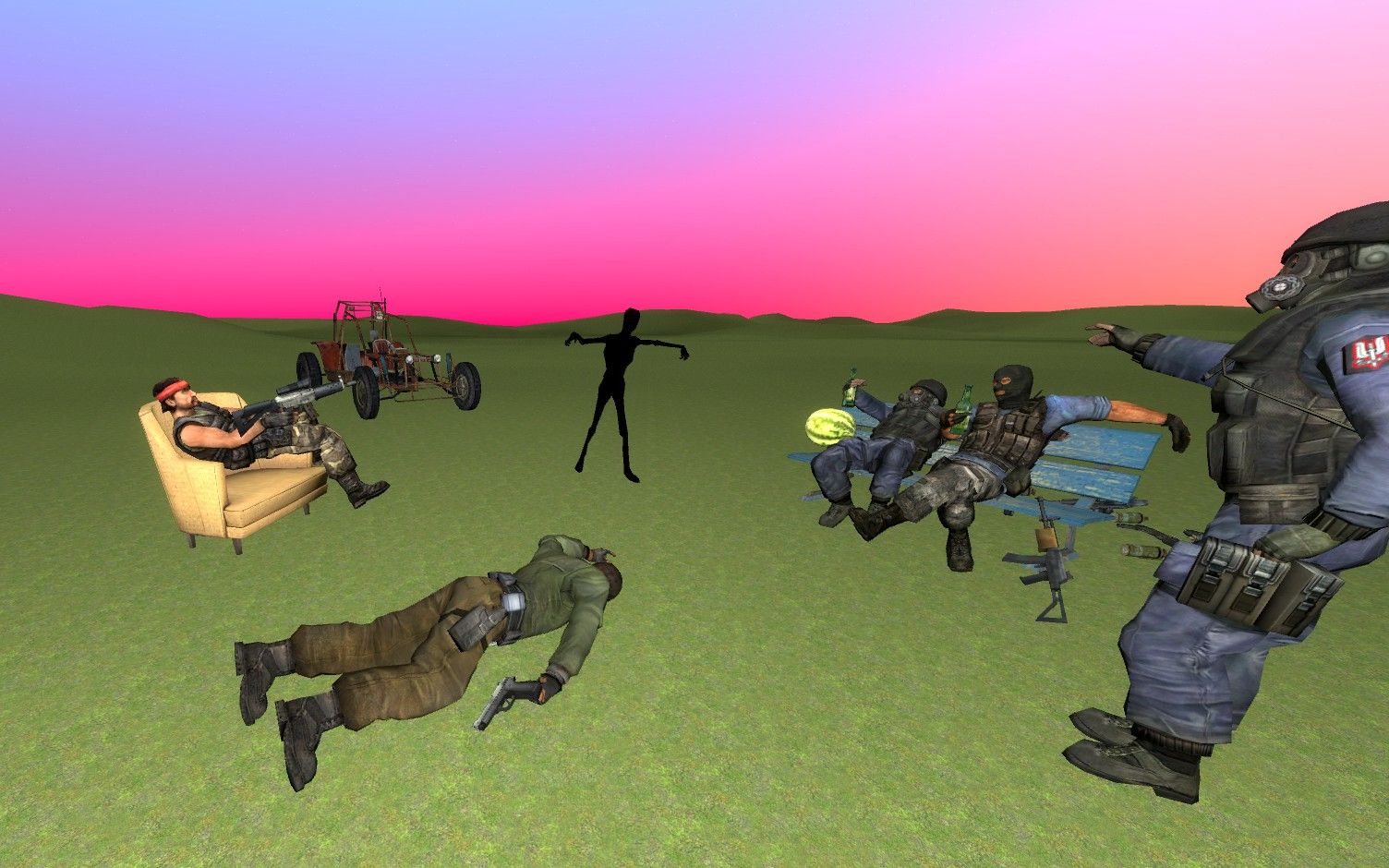 【gmod僵尸生存】美服sunrust圣诞节活动:地狱级难度zs_obj_npst_v8