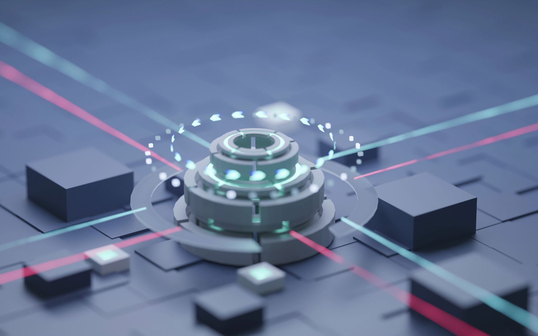 【blender3.2】几何节点-科技场景动画练习