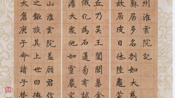 临帖赵孟頫 工具:秀丽笔 纸张:a4作品纸 垫板:福林硬笔垫