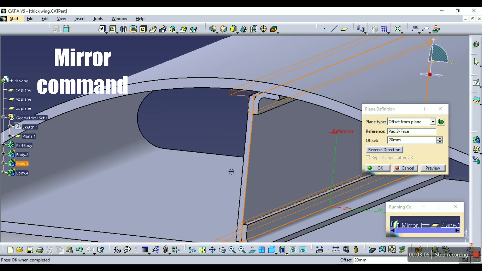 CATIA三种机翼设计 3 Types of Wing Design in CATIA V5哔哩哔哩bilibili