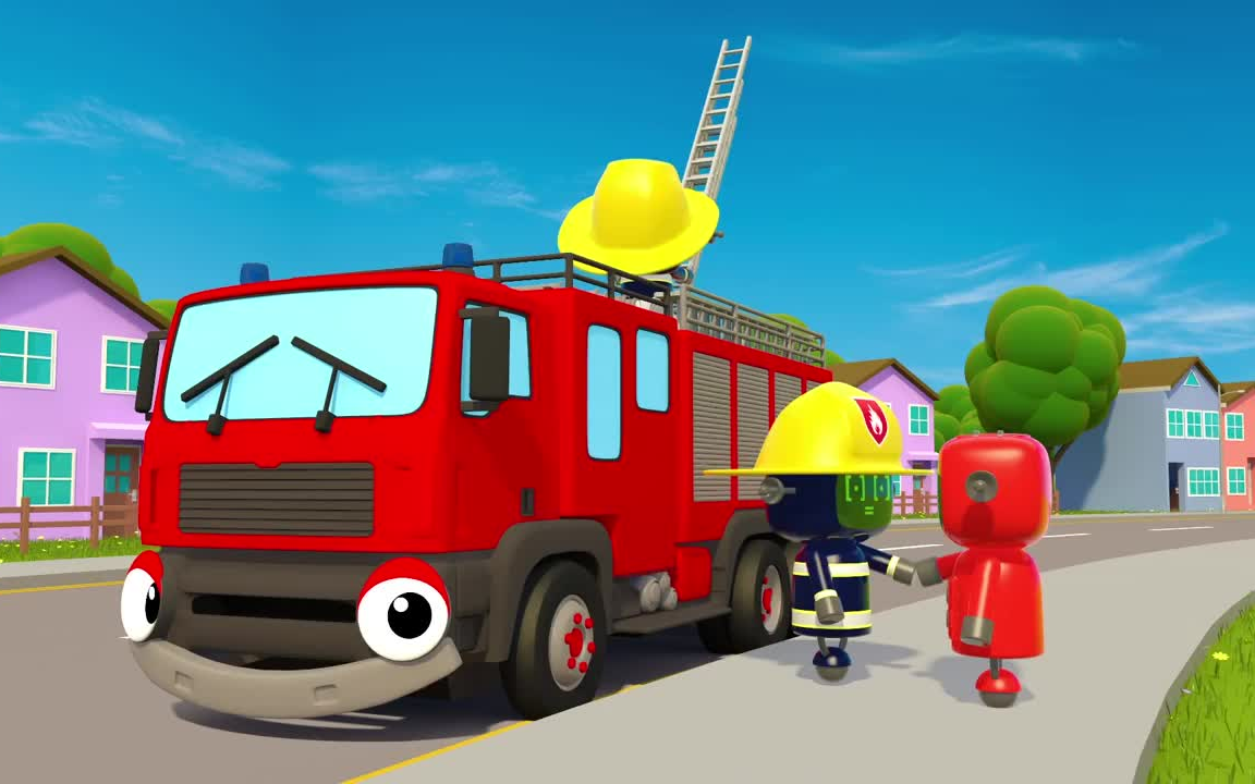 [图]【全球精品早教】消防车和救护车！Geckos英语早教（FIRE TRUCK SONG! Gecko Songs!）