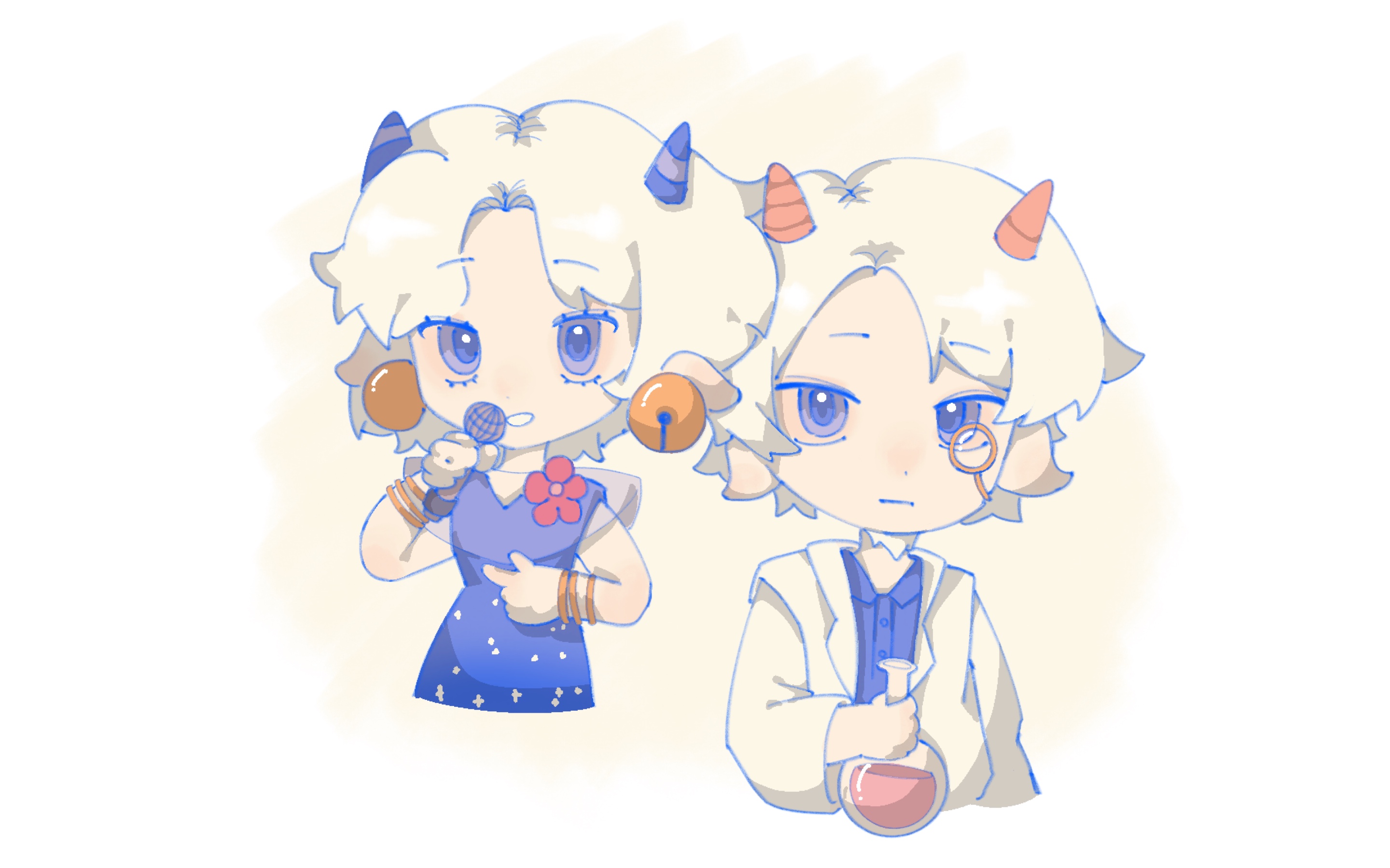 【procreate绘画过程|喜灰】看看星光看月亮