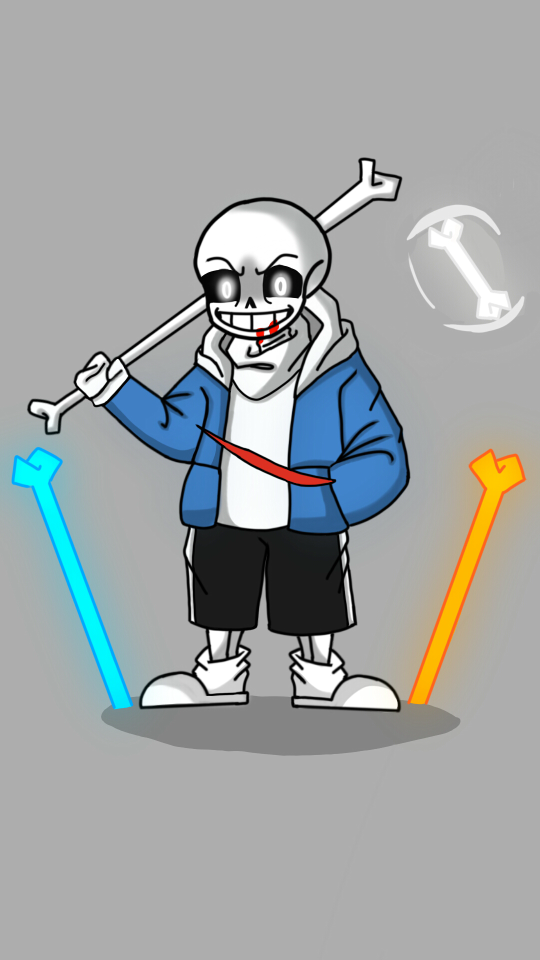 [undertale:last breath phase 2]ulb sans(指繪)