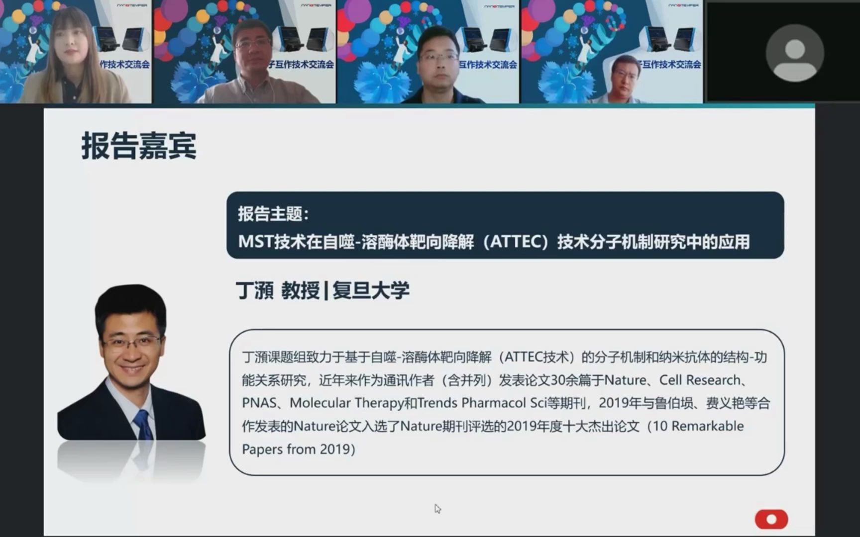 【复旦大学 丁澦教授】MST技术在自噬溶酶体靶向降解(ATTEC)技术分子机制研究中的应用哔哩哔哩bilibili