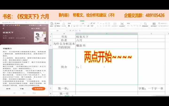 爆款小说分析——《权宠天下》六月【开篇剧情向】哔哩哔哩bilibili