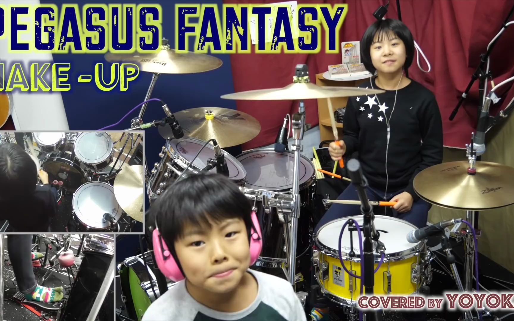 [图]PEGASUS FANTASY - MAKE UP - ペガサス幻想 Covered by Yoyoka, 10 year old