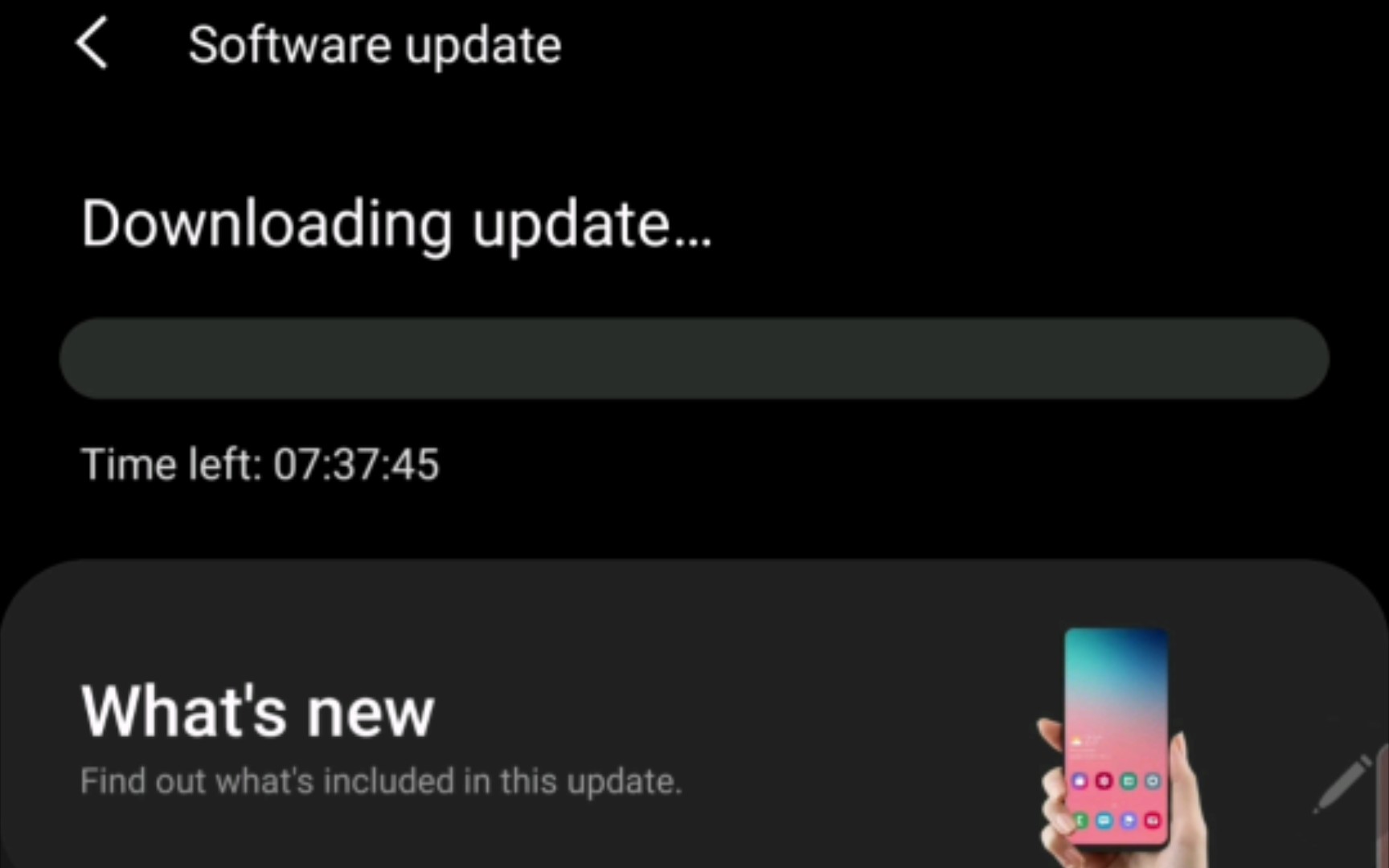 活动作品三星note10oneui30更新好慢呐有没有大哥给我支个招