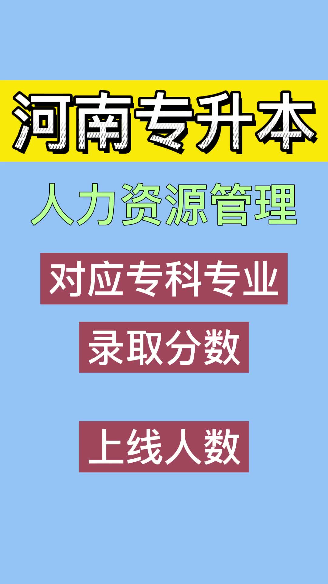 专科学什么专业,可以报考人力资源管理专业?哔哩哔哩bilibili