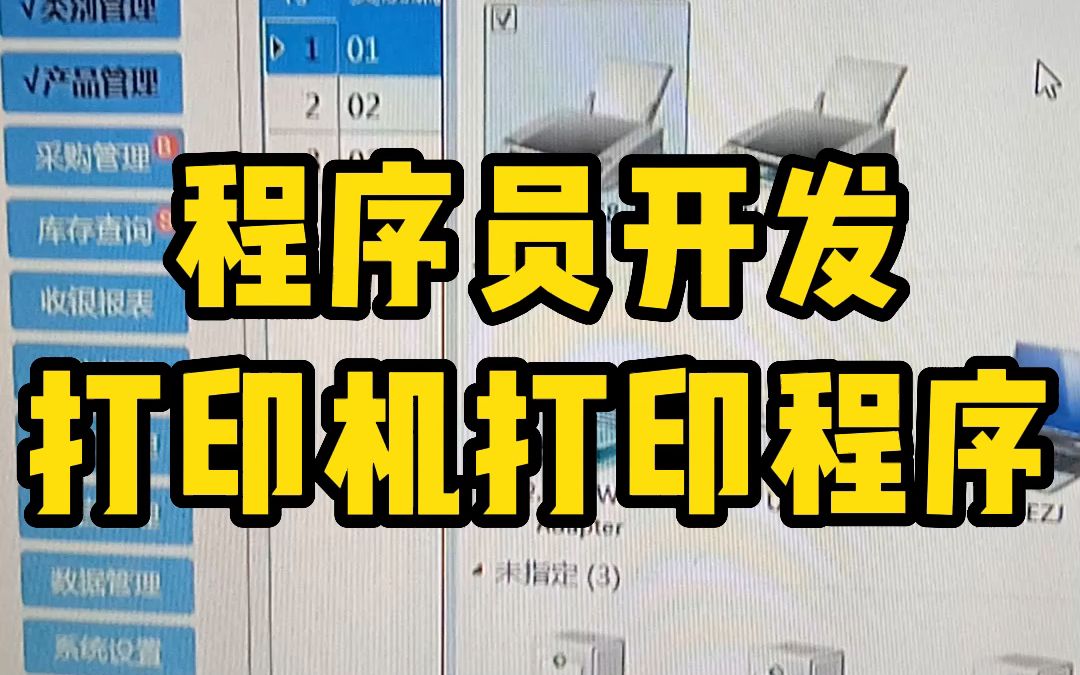程序员开发打印机打印程序