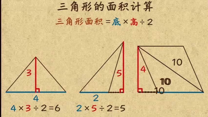 等边三角形面积怎么算图片