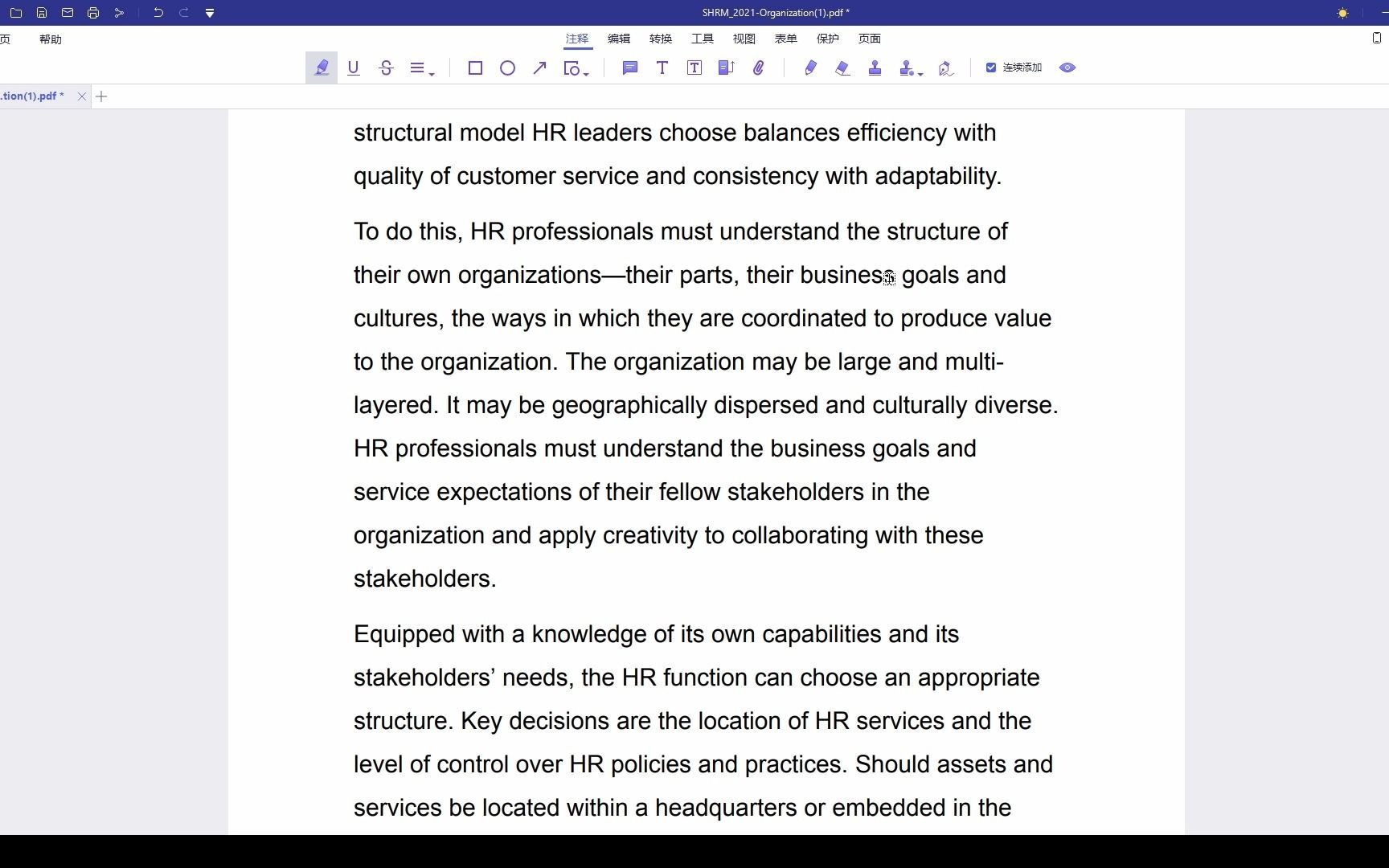 用英语学HR  Structure of the HR Function哔哩哔哩bilibili