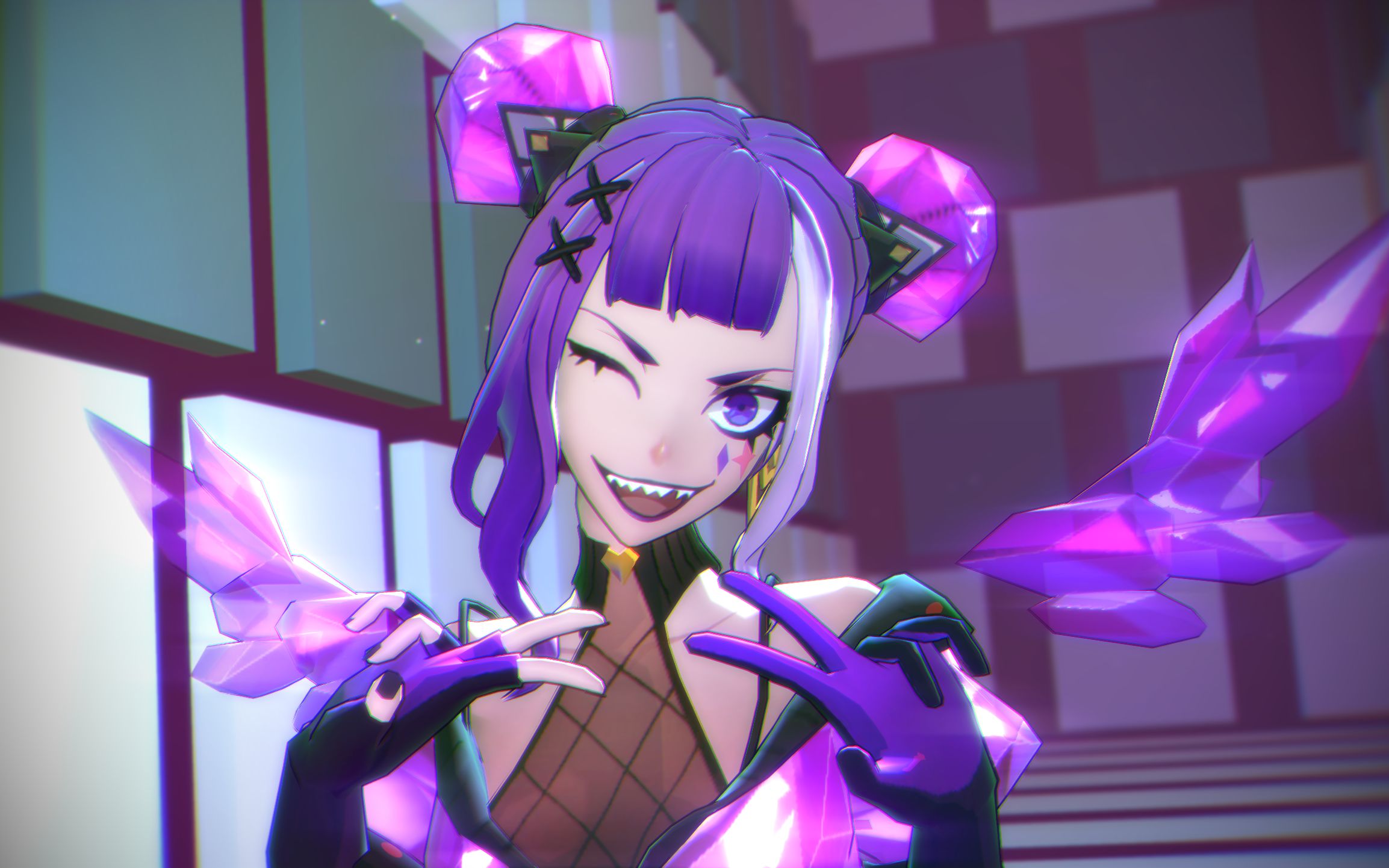 【非人学园mmd/模型展示】多闻史诗◆紫水晶(1766●)64