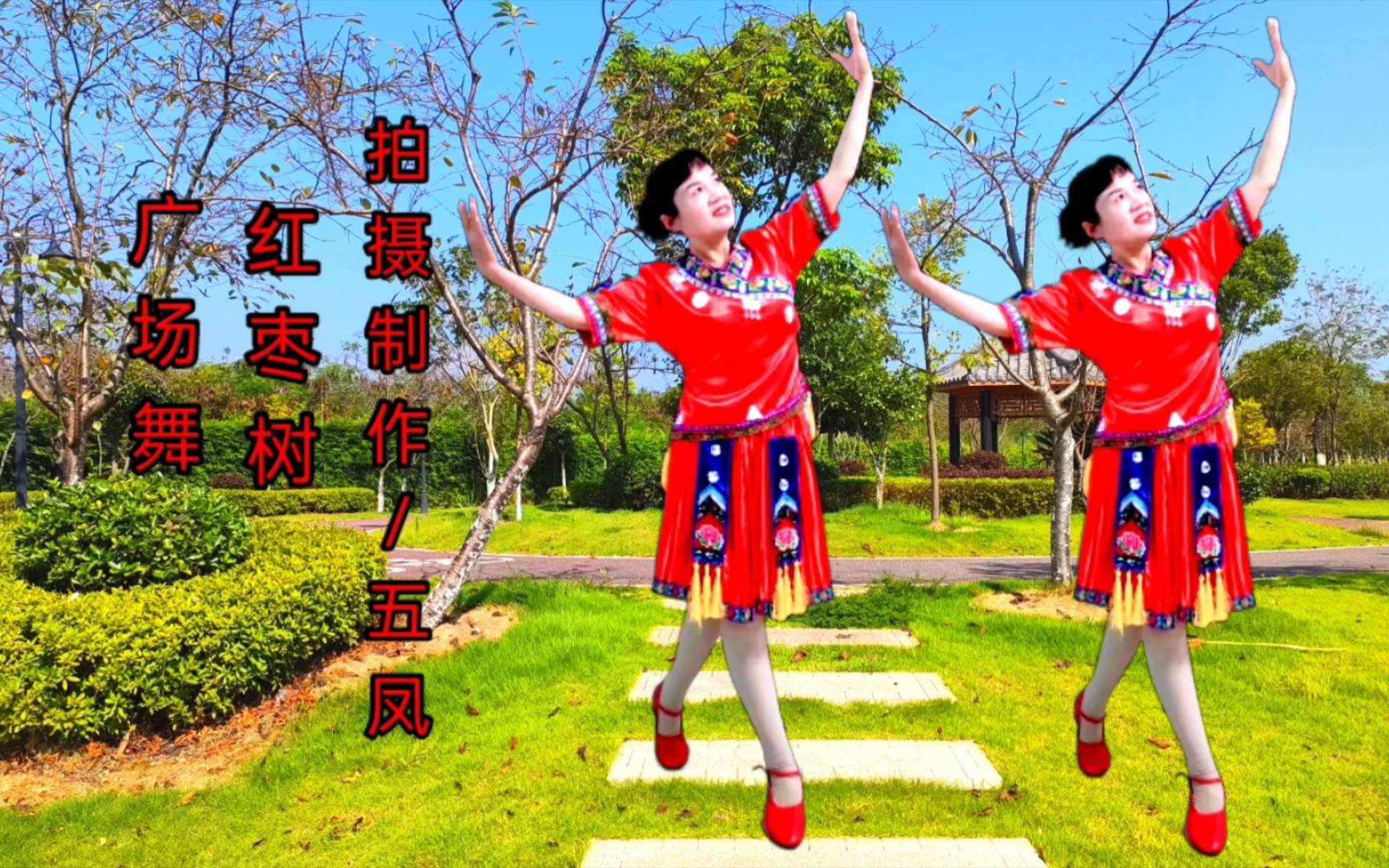 凤姐广场舞《红枣对》优美大气简单易学_哔哩哔哩_bilibili