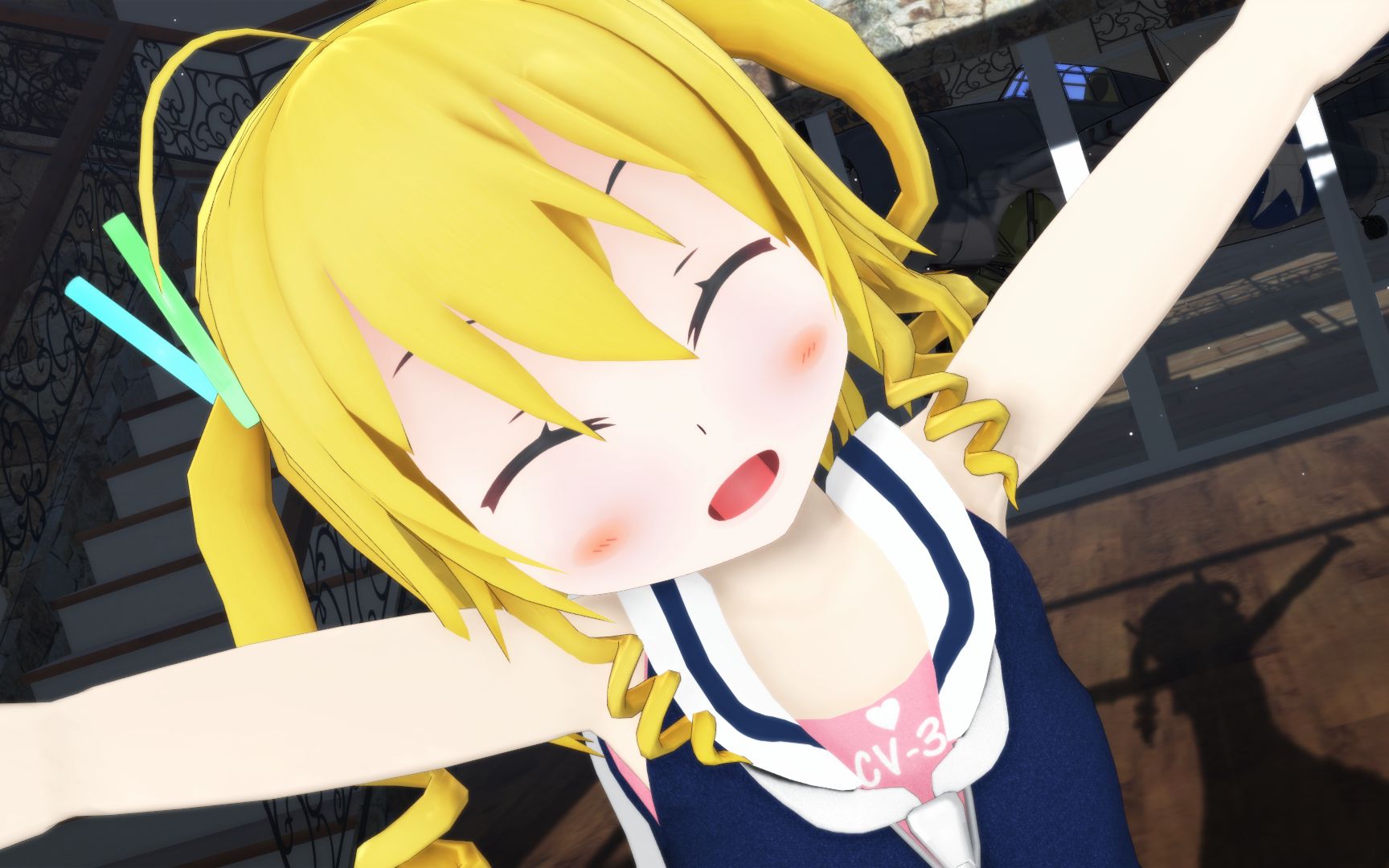 【mmd碧蓝航线】格里德利『狂喜vivace』【模型配布】