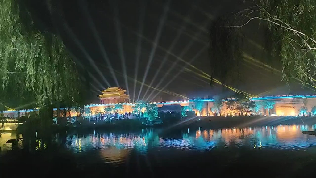 广府古城夜景图片图片