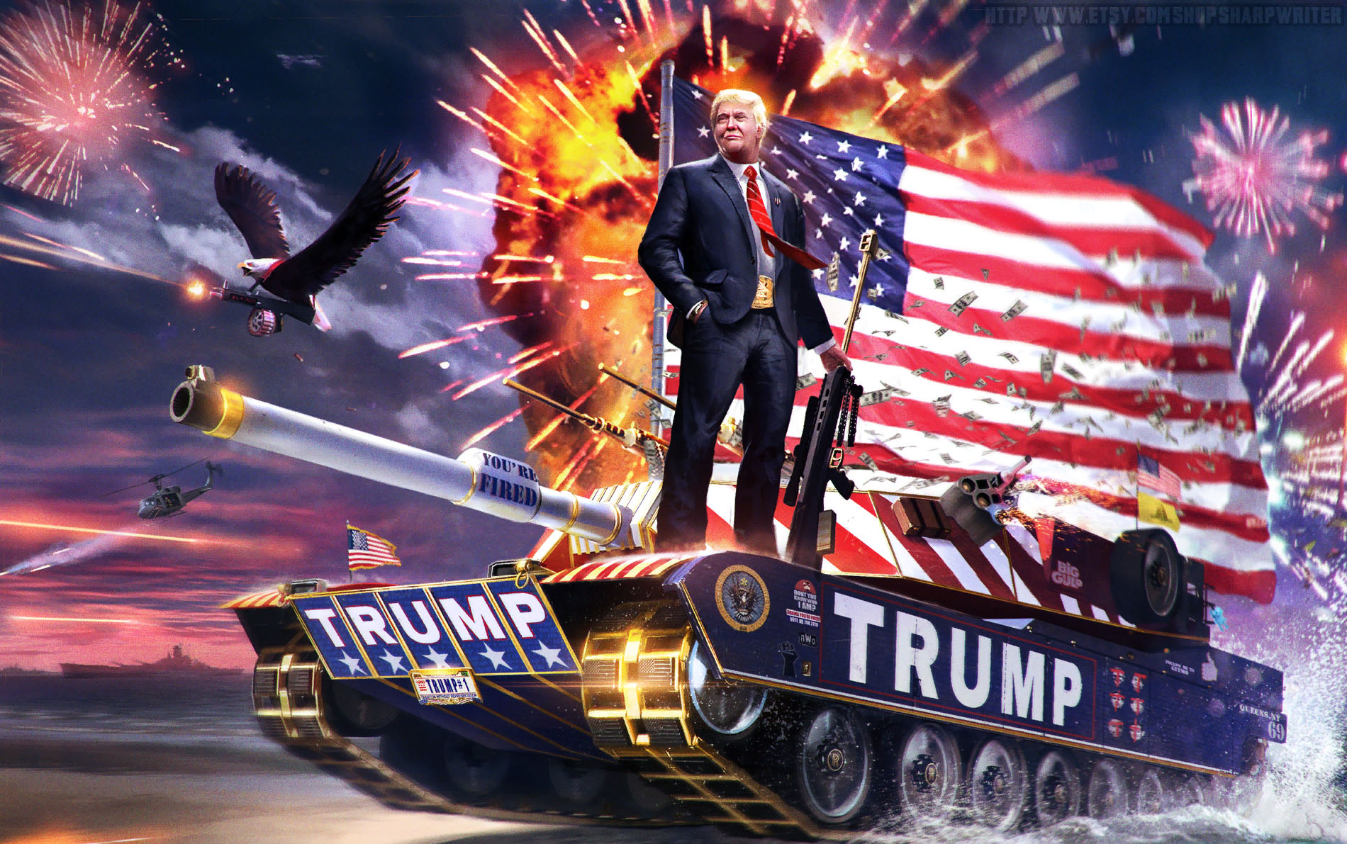 战争之人川总统的传奇霸业我在中东捡菜刀