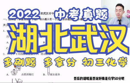 [图]【No.10】2022中考真题·湖北武汉中考化学冲刺复习试卷刷题解析