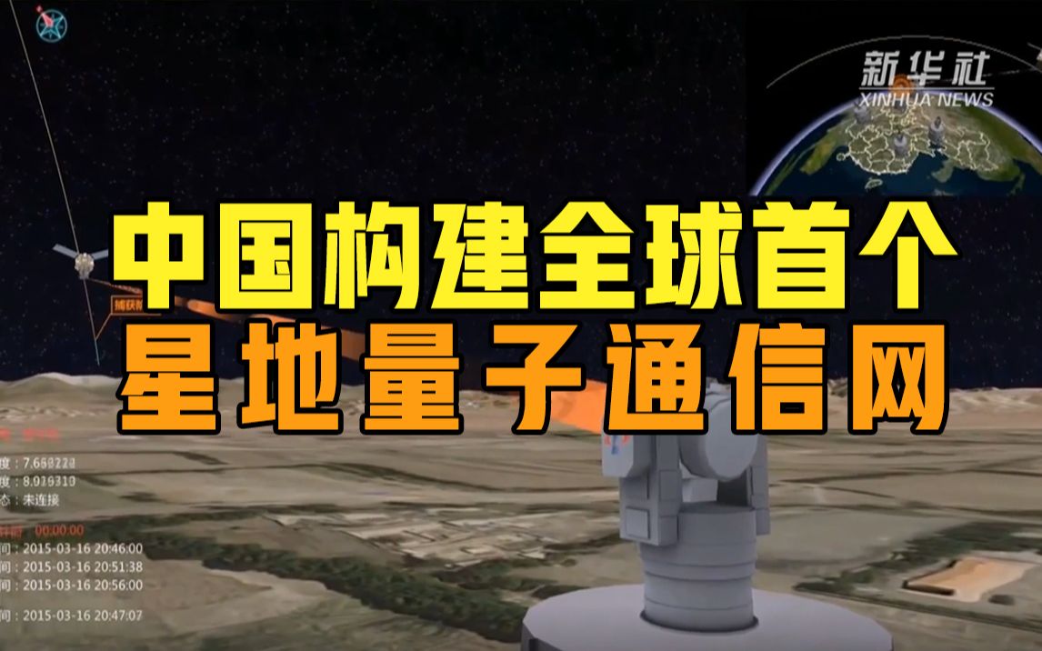 从32厘米到4600公里!中国构建全球首个星地量子通信网哔哩哔哩bilibili