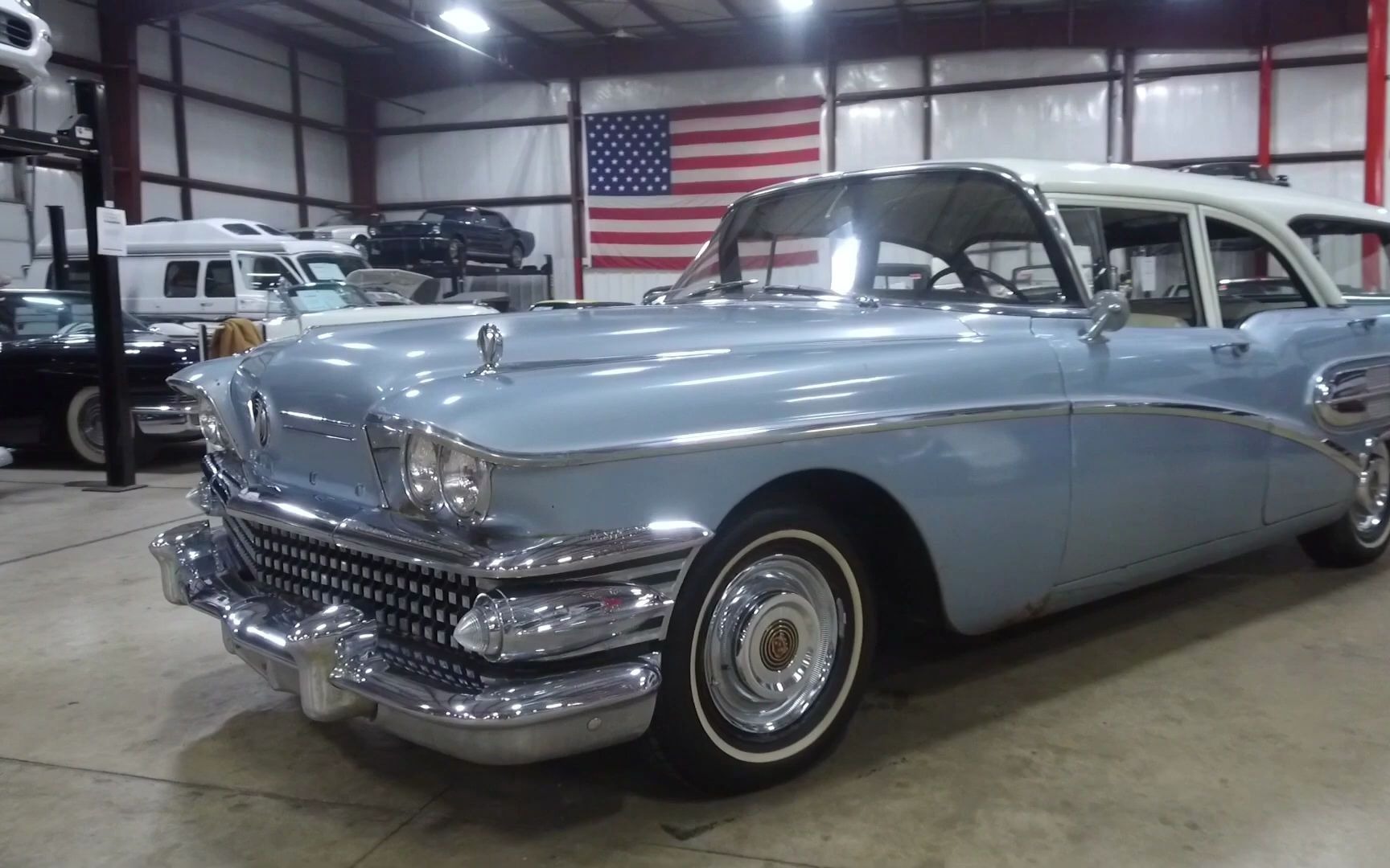 【美国老车实拍系列】——1958别克special estate wagon_哔哩哔哩