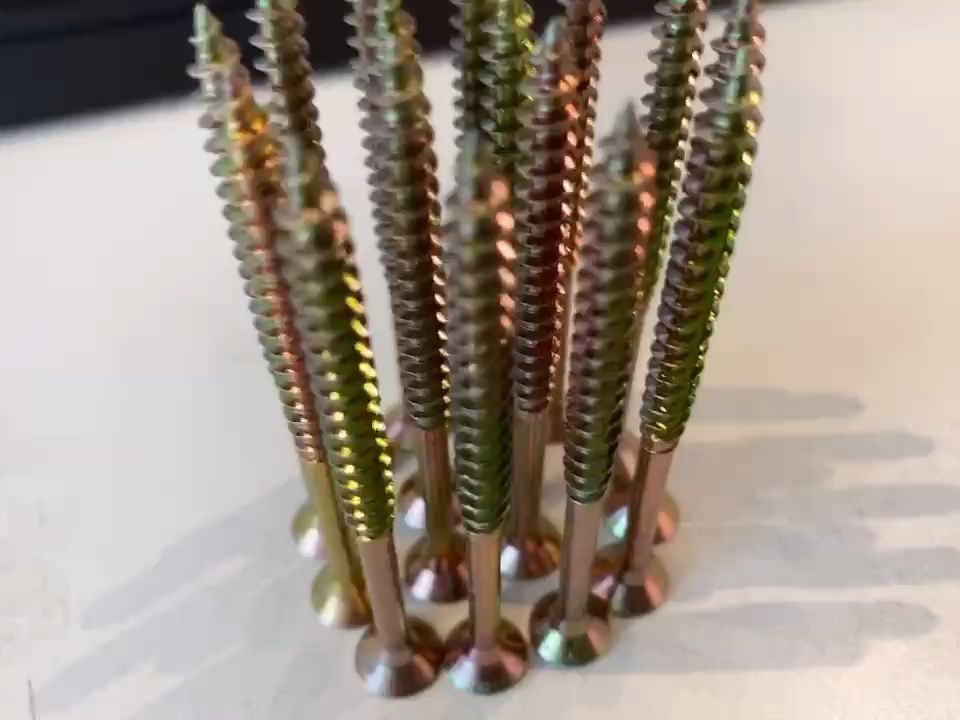 内梅花沉头自攻螺丝  半牙自攻螺丝  镀彩锌梅花螺丝