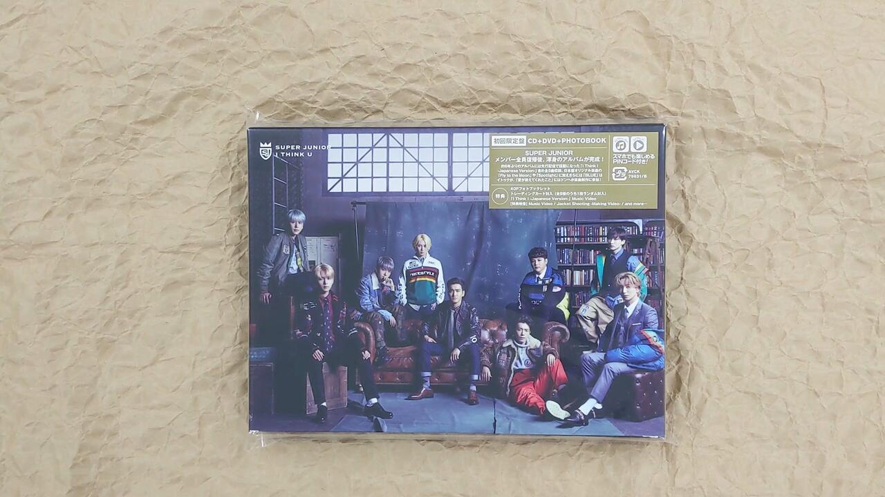 最新日碟拆碟开箱】I THINK U - SUPER JUNIOR 初回限定_哔哩哔哩_bilibili