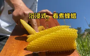 Download Video: 拍个煮蜂蜡的全过程，今天是个晴天☀️，光线很给力，拍的要清楚点，看这个会不会很解压啊