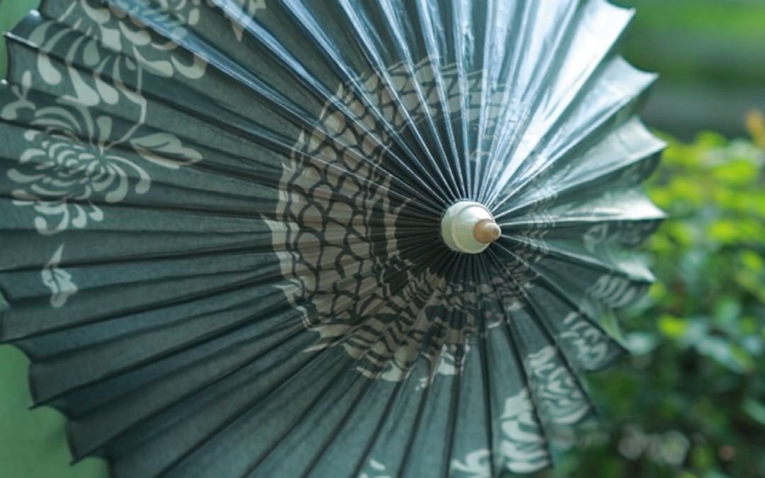 当我把残花泪的伞做出来,实物太绝了